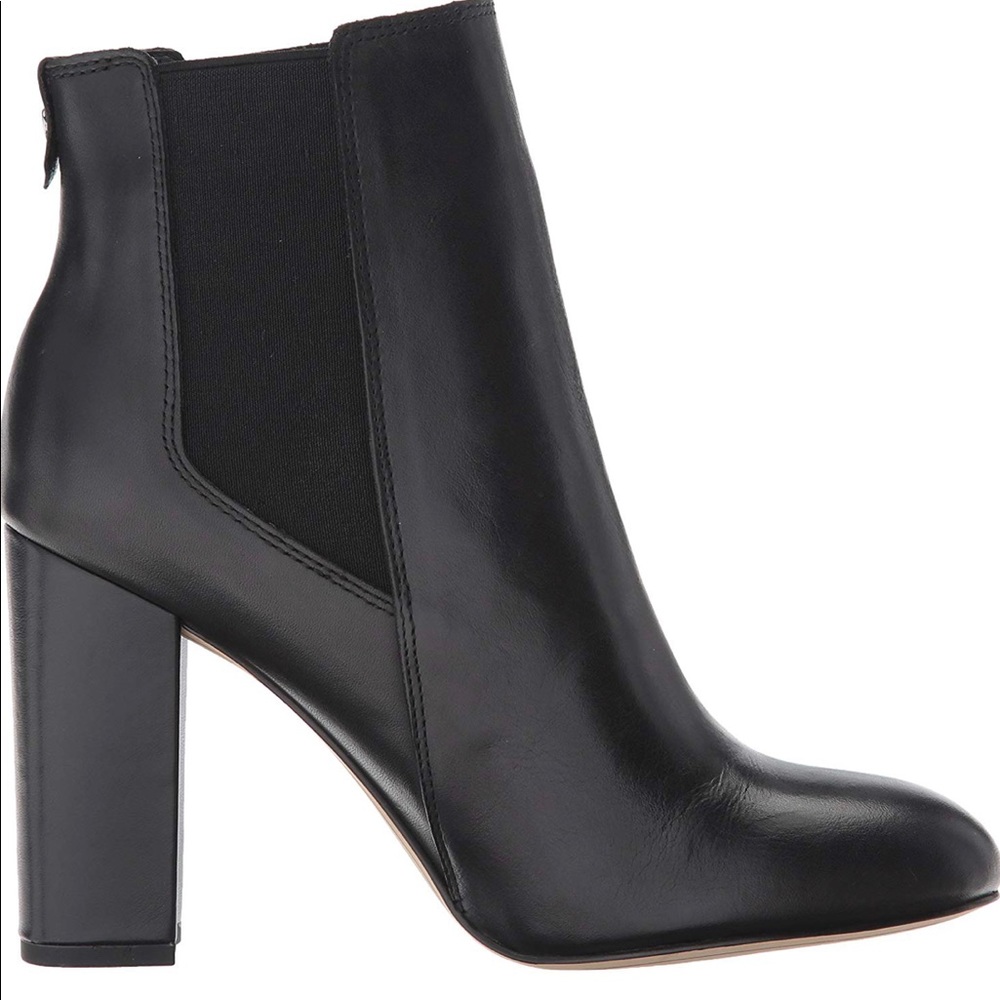 Black basic booties